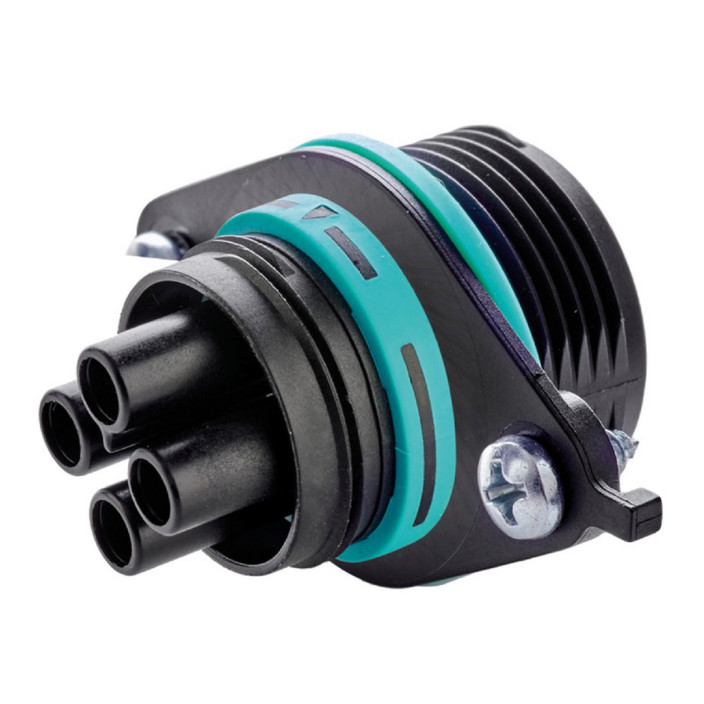 Plugsocket panel or bulkhead pole