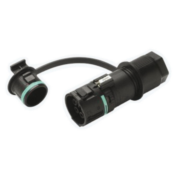 pole socket panel or bulkhead mounting