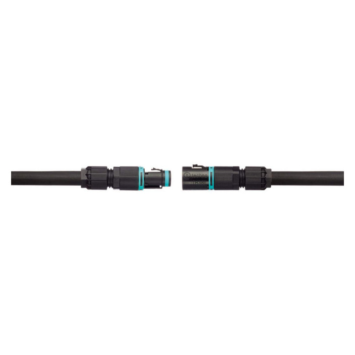 Flying miniaturised plugsocket pole