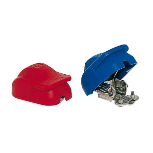 Battery clips snap mounting