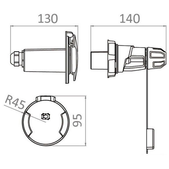 Cruiser 16A socket and plug