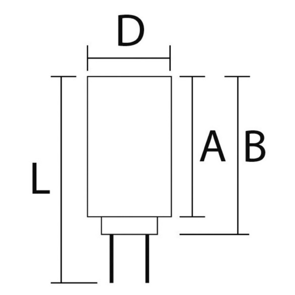 SMD LED bulb for spotlights, G4 screw