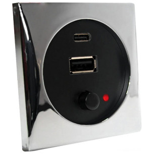 Presa USB A+C