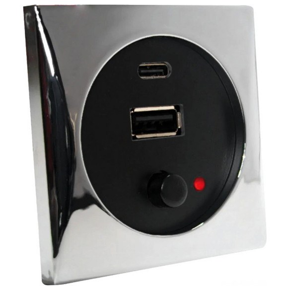 Presa USB A+C