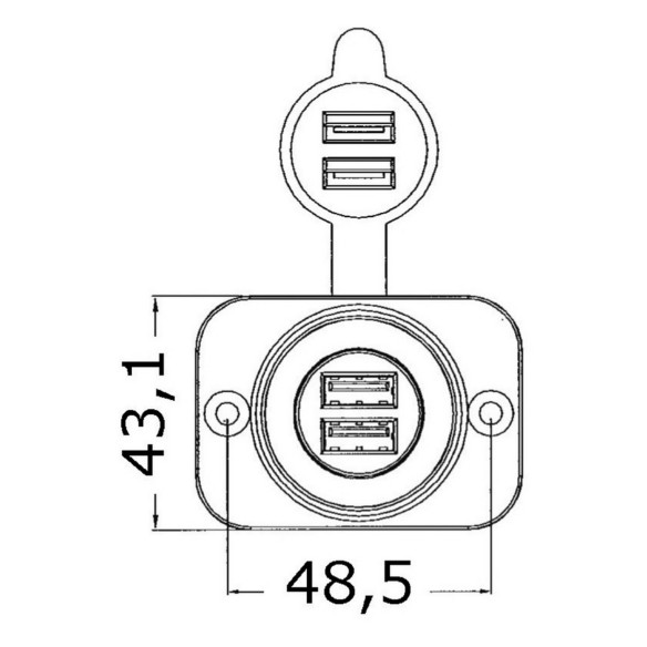 Presa accendisigari e/o USB