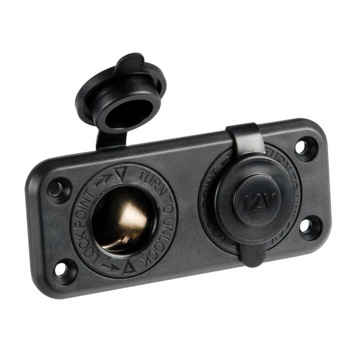 Double socket lightertype