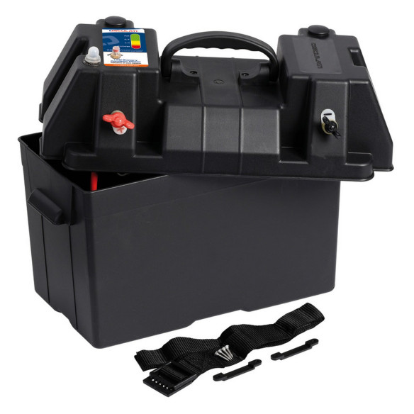 Cassetta batteria power center DELUXE con dual USB