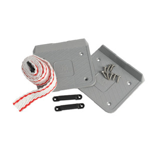 Double plate batterytank fastening