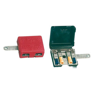 Brass battery clips