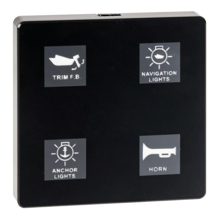 Settable electric touch panel with CAN-BUS controller
