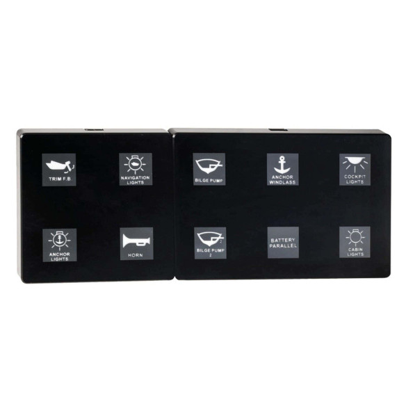 Settable electric touch panel with CAN-BUS controller