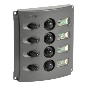 Pannello elettrico fusibili automatici doppio LED