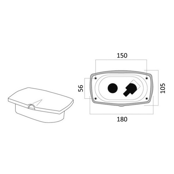 Box doccia New Edge tubo