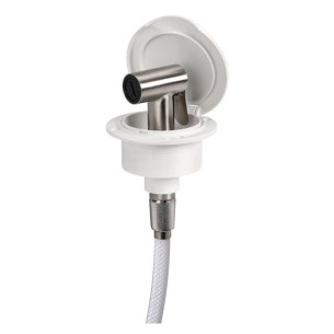 Classic Evo deck shower with Tiger stainless steel head