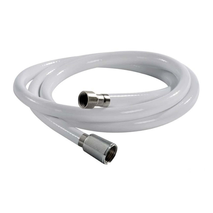 PVC shower hose white