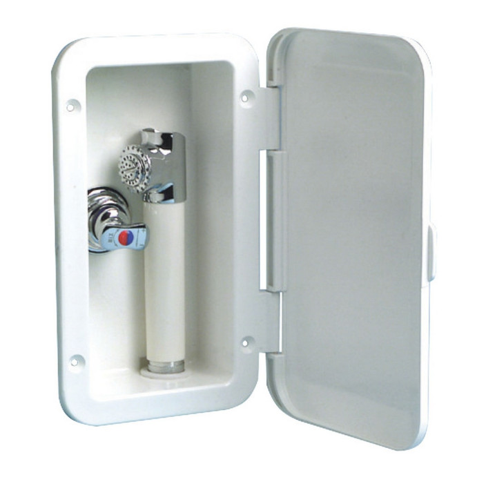 Shower box with mixer PVC hose Wall mounting