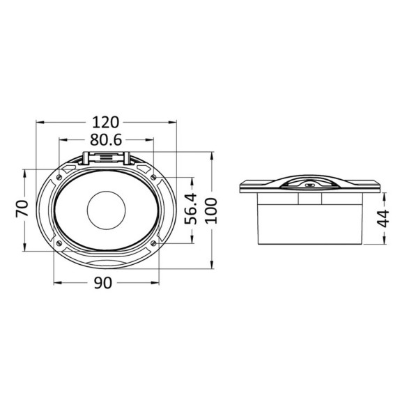 Deckdusche Nuvola Mischbatterie