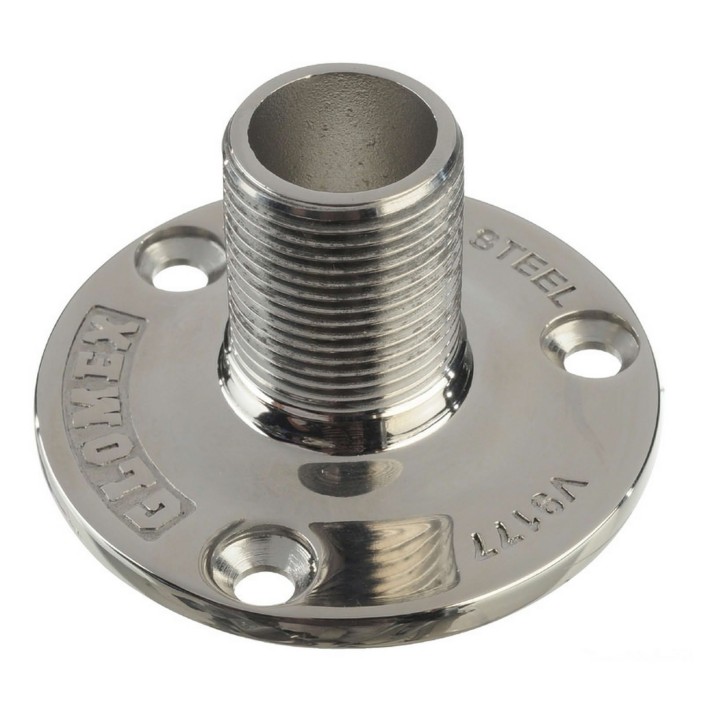 Round base antennas AISI 316