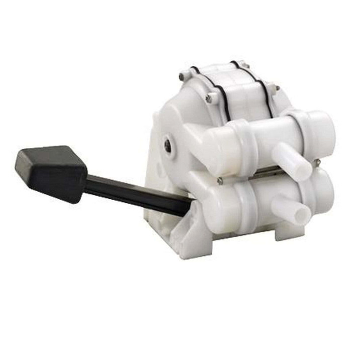 Sink double acting foot pump
