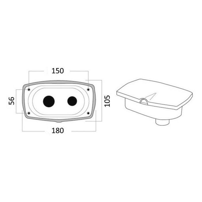New Edge shower box PVC hose