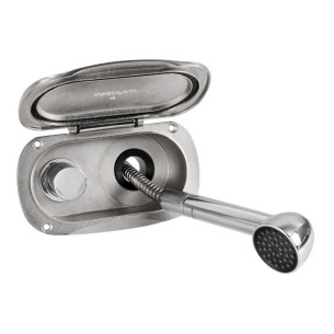 Box doccia Elissa inox con tubo