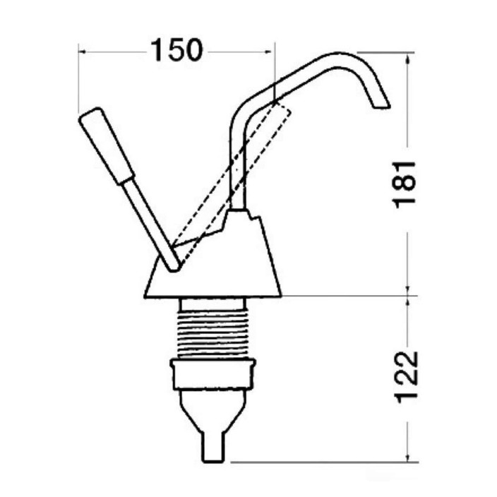 Pompa mano Whale Flipper MK4