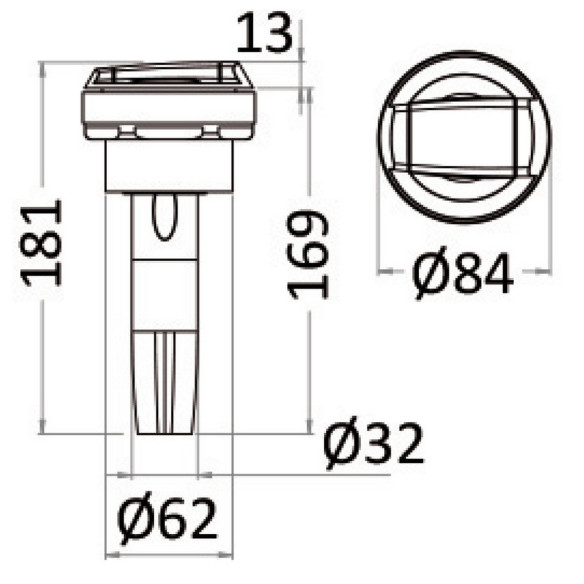 Saturn shower mixer