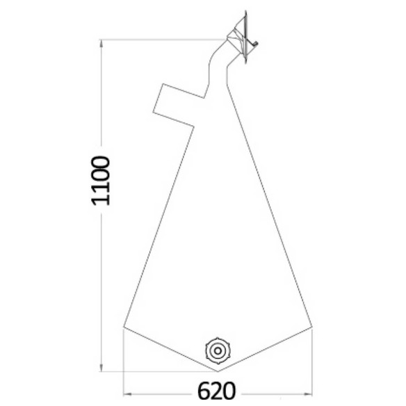 Sacco in PVC per doccia Saturn