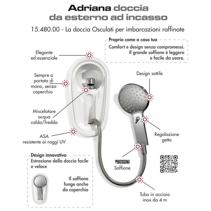 Box doccia ad incasso Adriana