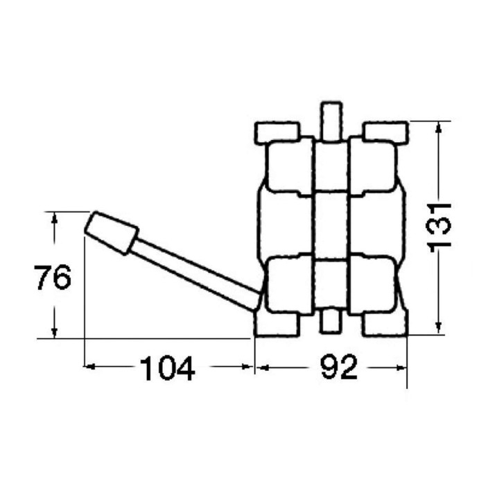 Whale Gusher MK3 foot pump