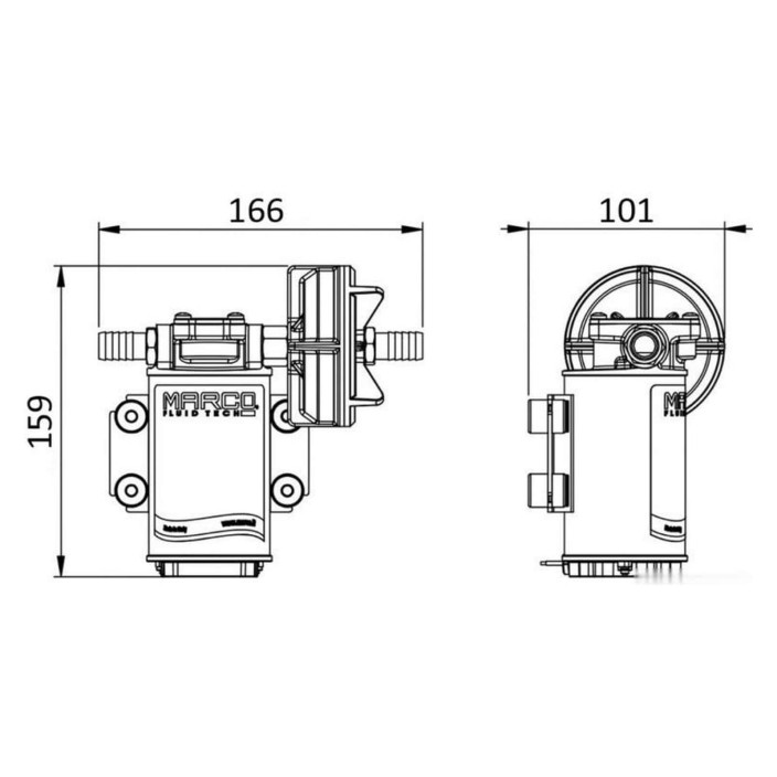 Pompa autoadescante 12 V 15 lmin