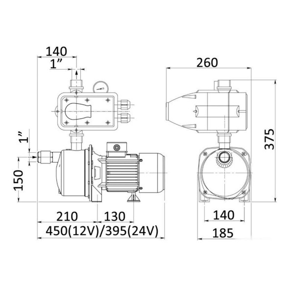 Fresh water pump EPC system