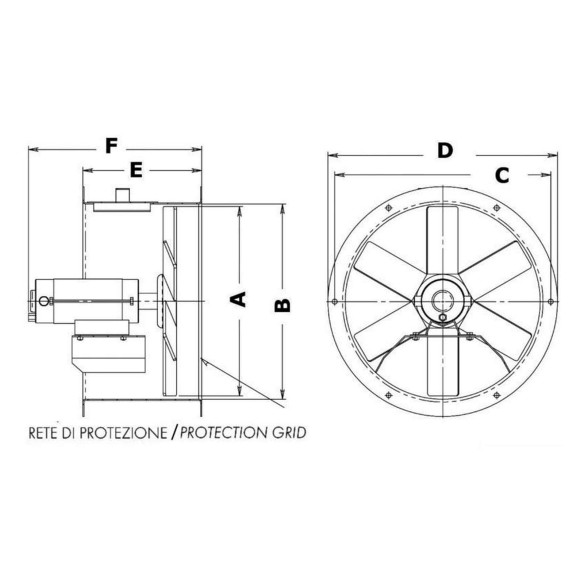 Helicoidal blower