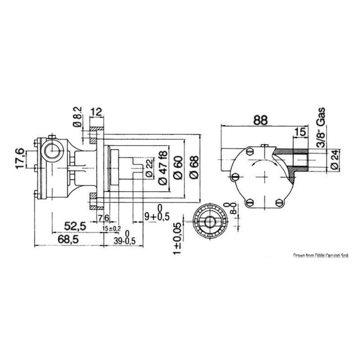 Nauco FPR236 pump outlets