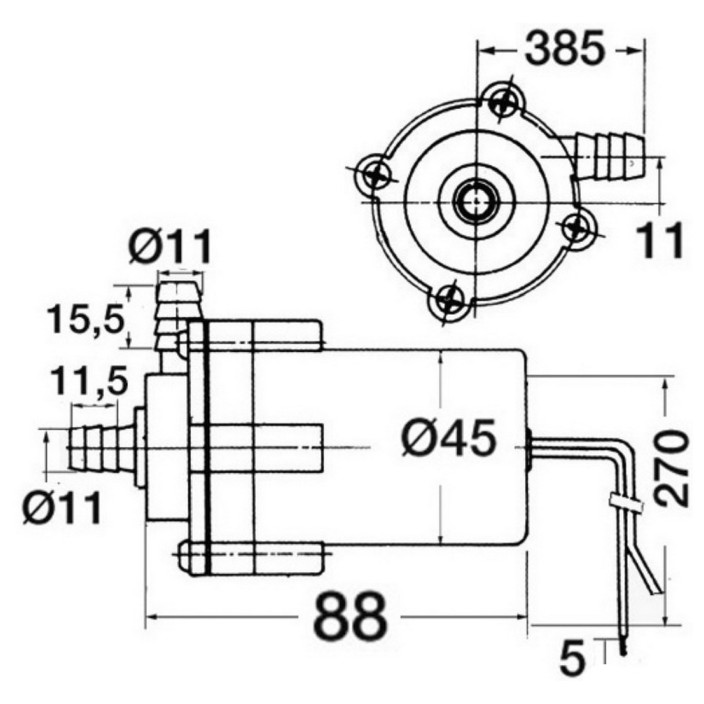 Pompa centrifuga lavello
