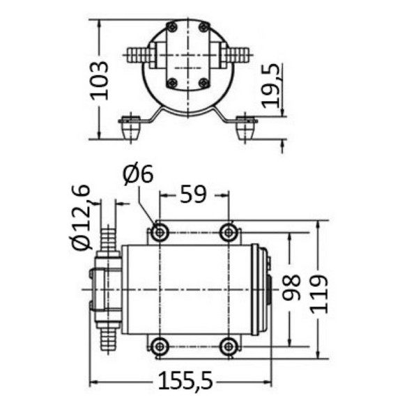 Pumpe oil gasoil viscous fluids