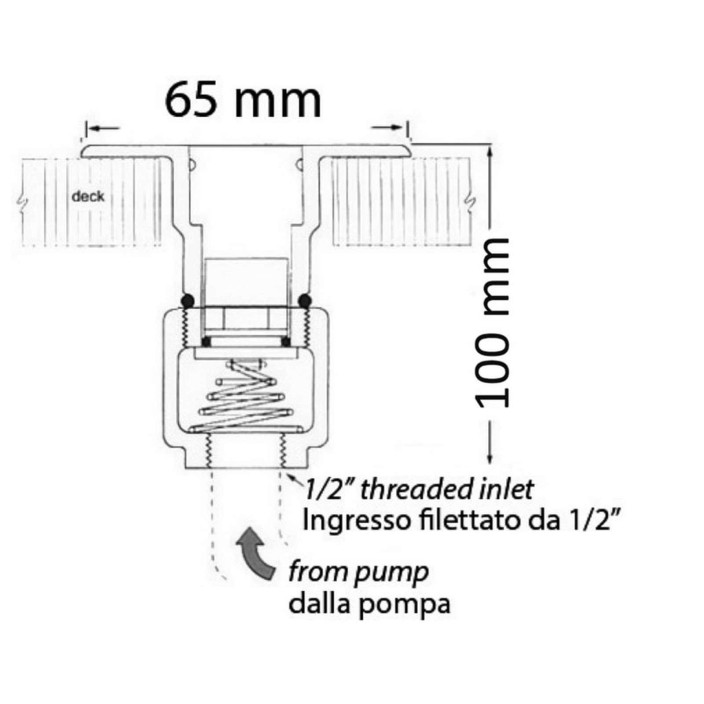 Bayonet  plastic fitting