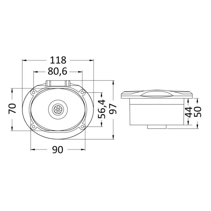 Elissa quick fitting hose connector deck washd
