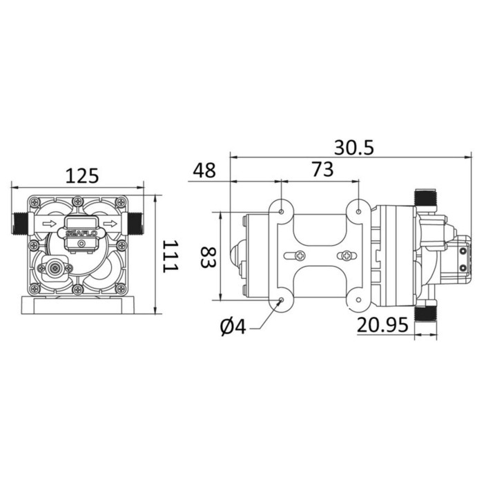 Europump Smart diaphragm fresh water