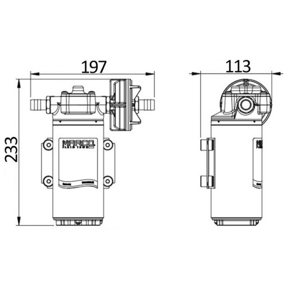 MARCO selfpriming pump AC systems