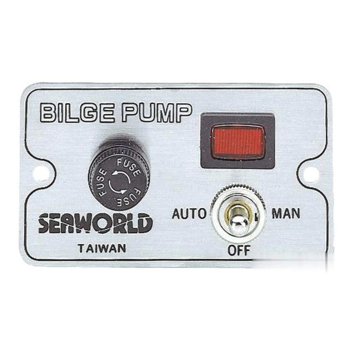 Bilge pump switch panel