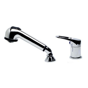 Miscelatore monocomando  doccia estraibile
