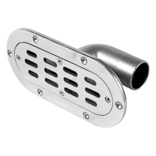 Scarico pozzetto inox ovale
