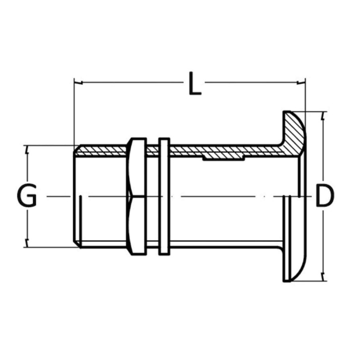 Sea cock brass