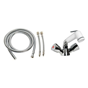 Mixer tap wswivelling shower