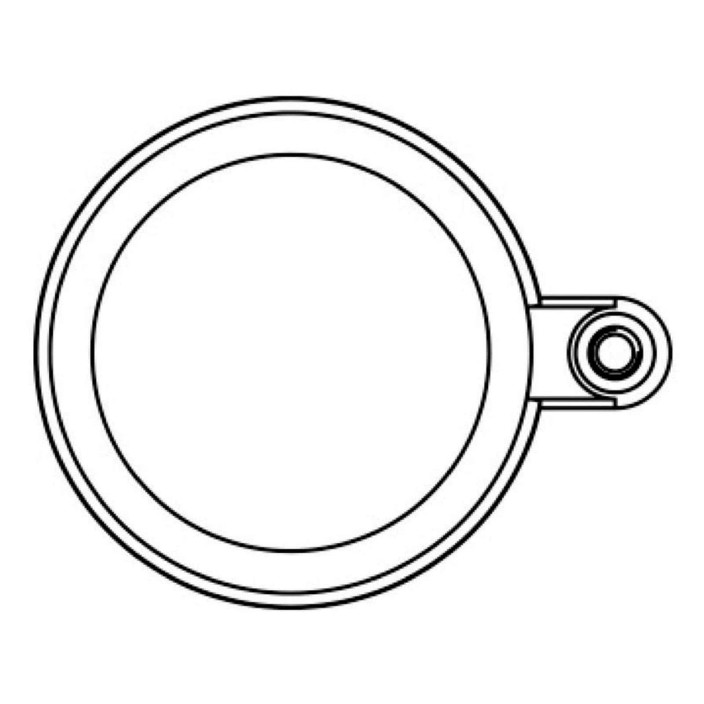 Brass washer with ground wire fitting
