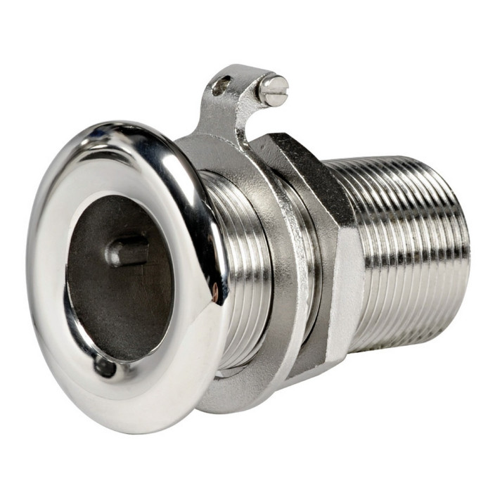Scarico mare inox lucido