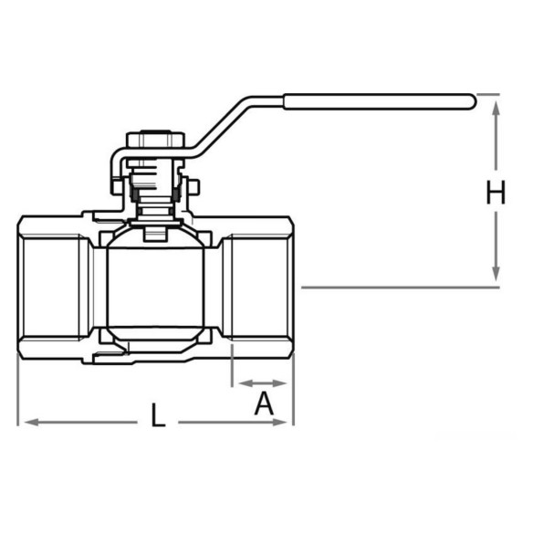 GUIDI bronze FF ball valve full flow