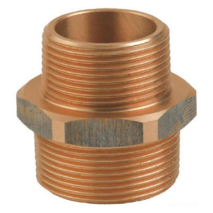 Niples doppio ridotto bronzo MM