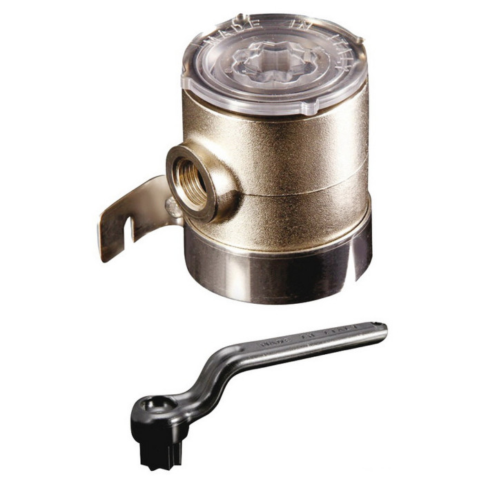 Filtro acqua ottone cromato